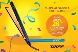 Lojas Cem Chapa alisadora taiff gloss oferta