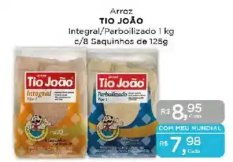 Supermercados Mundial Arroz TIO JOÃO oferta
