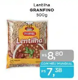 Supermercados Mundial Lentilha GRANFINO oferta
