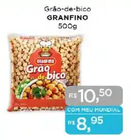 Supermercados Mundial Grão-de-bico GRANFINO oferta