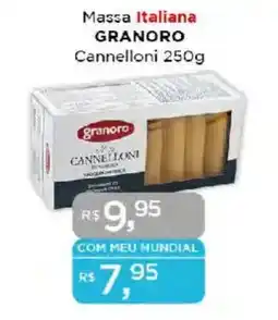 Supermercados Mundial Massa Italiana GRANORO Cannelloni oferta