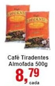 Rossi Supermercado Cafe Tiradentes Almofada 500g oferta