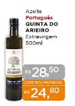Supermercados Mundial Azeite Português QUINTA DO ARIEIRO Extravirgem oferta