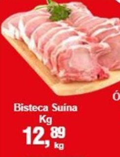 Rossi Supermercado Bisteca Suina 1kg oferta