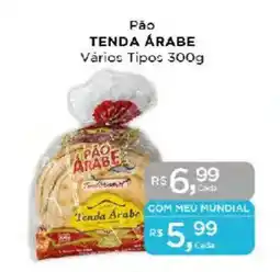 Supermercados Mundial Pxão TENDA ÁRABE Vários Tipos oferta