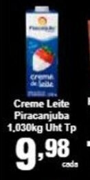 Rossi Supermercado Creme Leite Piracanjuba 1.030kg Uht Tp oferta