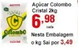 Acucar Colombo Cristal 2kg
