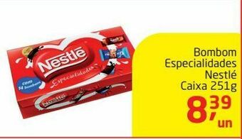 Tenda Atacado Bombom especialidades nestlé 251g oferta
