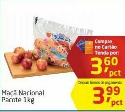 Tenda Atacado Maçã nacional kg oferta