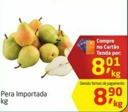 Tenda Atacado Pera importada kg oferta