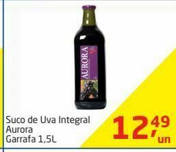 Tenda Atacado Suco de uva integral aurora 1.5l oferta