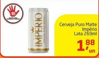 Tenda Atacado Cerveja puro malte imperio 269ml oferta
