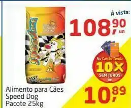 Tenda Atacado Alimento para cães speed dog 25kg oferta