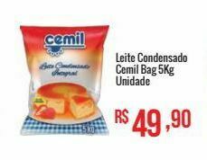 Mart Minas Leite condensado cemil bag 5kg oferta