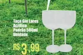 Taça de gin lares acrilico padrâo 580ml