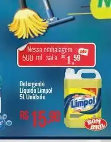 Mart Minas Detergente líquido limpol 5l oferta