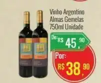 Mart Minas Vinho da argentina almas gemelas 750ml oferta