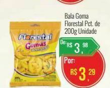 Mart Minas Bala goma florestal 200g oferta