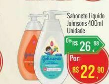 Mart Minas Sabonete líquido johnson's 400ml oferta