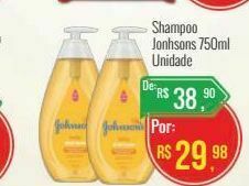 Shampoo johnson's 750ml