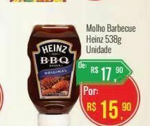 Mart Minas Molho barbecue heinz 538g oferta