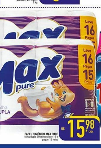 Mercantil Rodrigues Papel higiênico max pure oferta