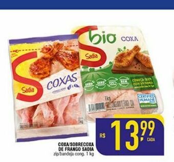Mercantil Rodrigues Coxa sobrecoxa de frango sadia oferta