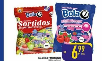 Bala bola 7 mastigavel