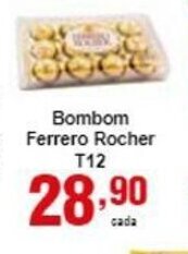 Rossi Supermercado Bombom Ferrero Rocher T12 oferta