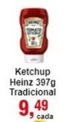 Rossi Supermercado Ketchup Heinz 397g Tradicional oferta
