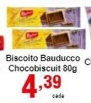 Rossi Supermercado Biscoito Bauducco Choco Biscuit 80g oferta