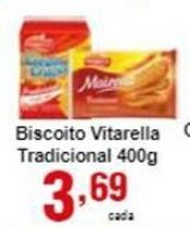 Rossi Supermercado Biscoito Vitarella Trad. 400g oferta