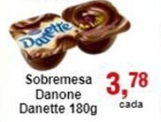 Rossi Supermercado Sobremesa Danone Danette 180g oferta