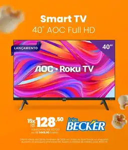 Lojas Becker Smart TV 40" AOC Full HD oferta