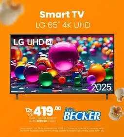 Lojas Becker Smart TV LG 65" 4K UHD oferta