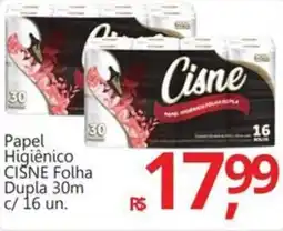 Supermercados Koch Papel Higiênico CISNE Folha Dupla 30m oferta