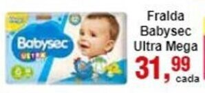 Rossi Supermercado Fralda BabySec Ultra Mega oferta