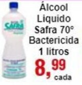 Rossi Supermercado Alcool Liquido Safra 70 Bactericida 1L oferta
