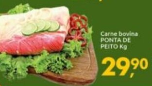 Supermercados Nori Carne Bovina Ponta de Peito 1kg oferta