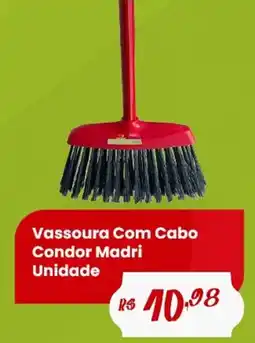 Ultrabox Vassoura Com Cabo Condor Madri oferta