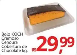 Supermercados Koch Bolo KOCH Cremoso Cenoura Cobertura de Chocolate oferta
