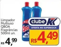 Supermercados Koch Limpador Multiuso QBOA Fragrâncias oferta