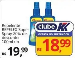 Supermercados Koch Repelente REPELEX Super Spray 20% de desconto oferta