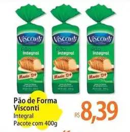 Atacadão Pão de Forma Visconti Integral oferta