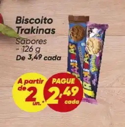 Dia Biscoito Trakinas Sabores oferta