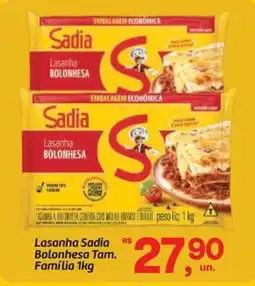 Fort Atacadista Lasanha Sadia Bolonhesa Tam. Família oferta