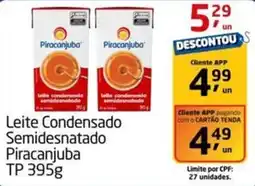 Tenda Atacado Leite Condensado Semidesnatado Piracanjuba TP oferta