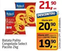 Tenda Atacado Batata Palito Congelada Select Pacote oferta