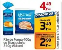 Tenda Atacado Pão de Forma ou Bisnaguinha Visconti oferta