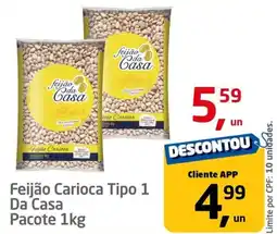 Tenda Atacado Feijão Carioca Tipo 1 Da Casa Pacote oferta